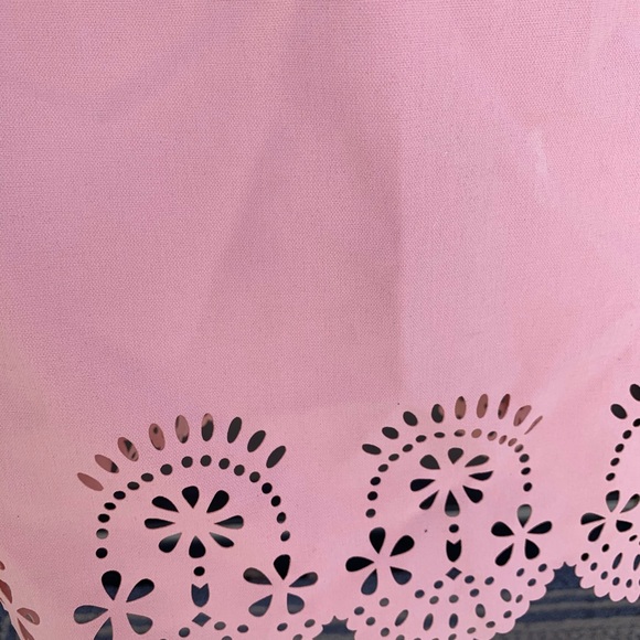 Just Fab pink dress with flower design at bottom - Picture 2 of 3